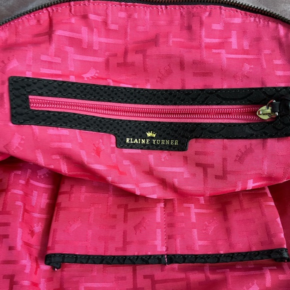 Elaine Turner suede shoulder bag - Picture 6 of 6